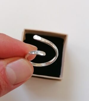 Sterling Silver Hammered Wrap Ring (Thin)