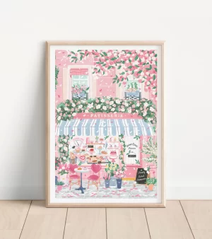 Original Unframed A3 Print - Patisserie