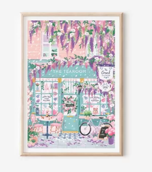 Original Unframed A4 Print - The Tearoom Cafe