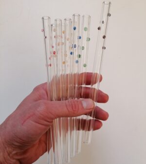 Glass Drinking Straws - Made from Pyrex Glass