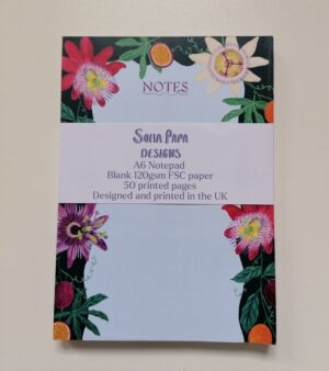 A6 Notepad - Passion Fruit Design (SPDNP002)