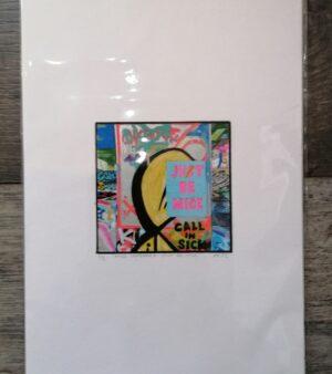 A4 Giclee Print "Just Be Nice" (Actual Image Size: 10cm x 10.5cm)