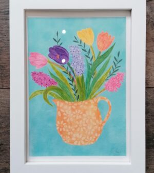 Framed A5 Print - Bouquet Of Flowers (AP019F)