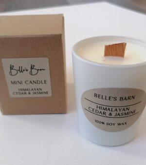 Woodwick Mini Candles - Himalayan Cedar & Jasmine (02HC)