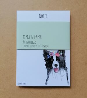 A6 Notepad - Collie Dog