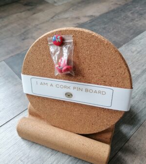Liberty of London Fabric Round Cork Board & Pin Set