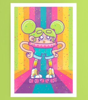 A4 Print - "Roller Grrl" (PRT-RLG)