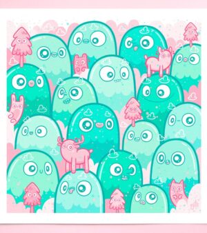 30cm x 30cm Print - "The Hills Have Eyes" (PRT-THHE)