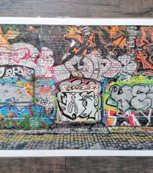 A4 Giclee Print - Moon Street Art (Stokes Croft, Bristol)