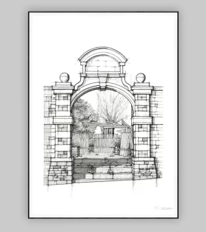A3 Limited Edition Giclee Print - Ebenezer Pocket Park