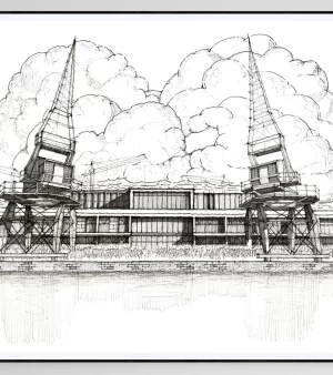 A3 Limited Edition Giclee Print - M Shed