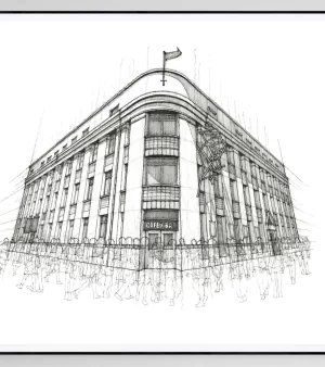 A3 Limited Edition Giclee Print - Tobacco Factory