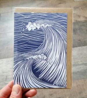 A6 Greeting Card - "Waveform II"(C-C053)