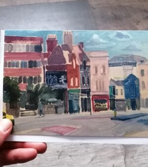 5" x 7" Greeting Card - "Banksy's The Mild Mild West - Stokes Croft, Bristol"