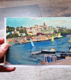 5" x 7" Greeting Card - "Bristol Harbourside"