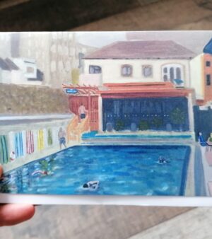 5" x 7" Greeting Card - "The Lido, Clifton - Bristol"
