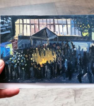 5" x 7" Greeting Card - "Turbo Island" (Stokes Croft, Bristol)
