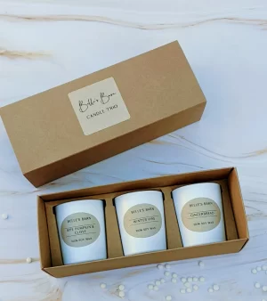 Candle Trio Gift Set - White (07TR)