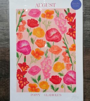 A3 Print - August Birth Flower Print (AP33A3)
