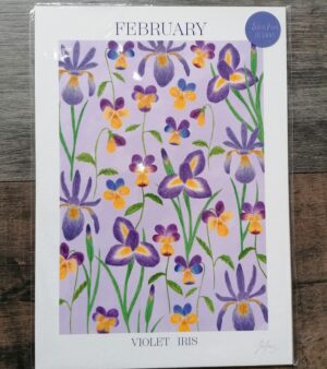 A3 Print - February Birth Flower Print (AP27A3)