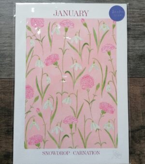 A3 Print - January Birth Flower Print (AP26A3)
