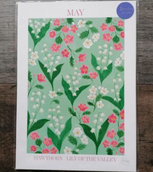 A3 Print - May Birth Flower Print (AP30A3)