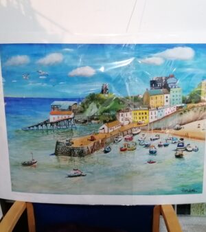 A1 Limited Edition Giclée Print - Tenby Harbour, Wales