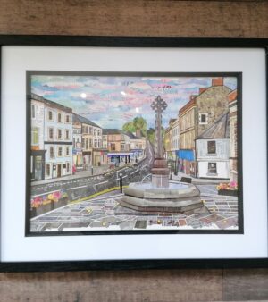 Framed A4 Collage Print - Frome City Centre Collage