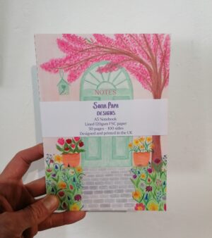A5 Notebook - Spring Door Design (SPDN005)