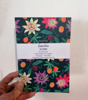 A5 Notebook - Passion Fruit Design (SPDN007)