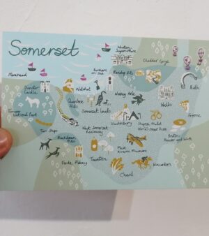 Postcard By Wendy Yun Studio - Somerset (Green)