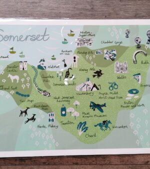 A4 Giclee Print Unframed - Somerset (SCAP23)