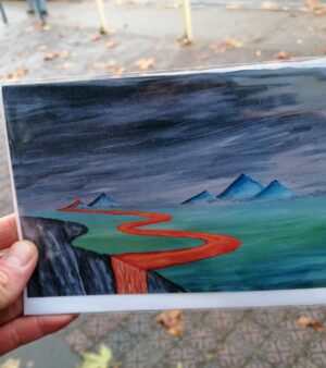 5" x 7" Greeting Card - Memories OF An Ancient World - By Artist Paul Saville