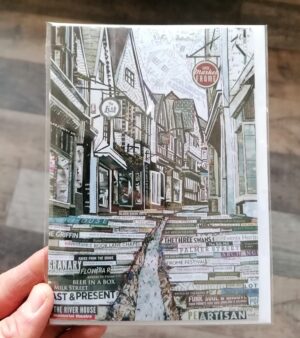 5" x 7" Greeting Card - The Cheap Street Collage