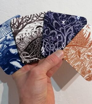 Set of 4 Coasters - "Habitats"(C-CS01)