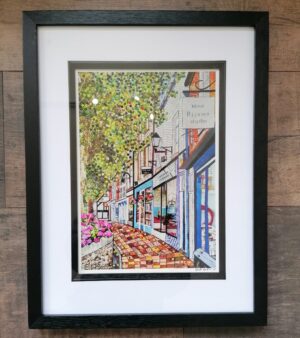 Framed A4 Collage Print - The Trowbridge Collage