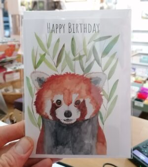 A6 Greeting Card - Happy Birthday Red Panda