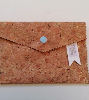 Medium Handmade Cork Fabric Wallet/Pouch (11cm x 16cm approx.)