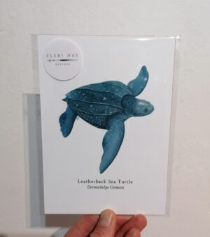5"x 7" Print - Leatherback Sea Turtle (#P-LST-5x7)