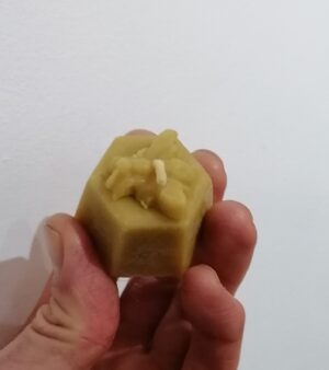 Handmade Beeswax Candle - Bee Hexagon 160-010