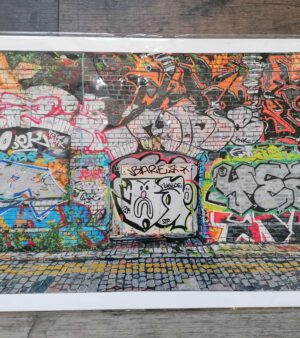 A3 Giclee Print - Moon Street Art (Stokes Croft, Bristol)