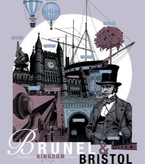 A2 Unframed Limited Edition Giclee Print - "Brunel And Bristol"