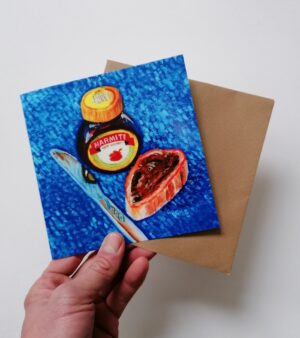 Square Greeting Card - Marmite (15cm x 15cm)
