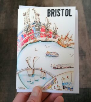 A6 Bristol Greeting Card - Bristol Harbour