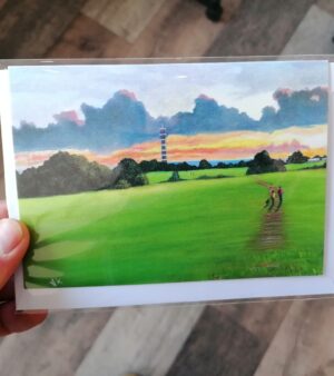 A6 Bristol Themed Greeting Card - Purdown BT Tower