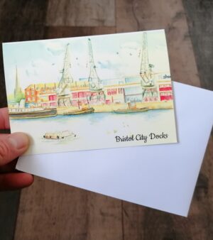 A6 Bristol Greeting Card - The Docks