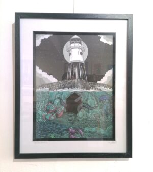 Framed Limited Edition Print - "High Tide, Full Moon"