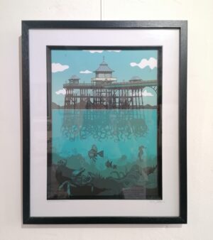 Framed Limited Edition Print - "When the Tide Comes In…" (Frame Size 33cm x 43cm)