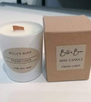 Woodwick Mini Candles - Fresh Linen (02FL)
