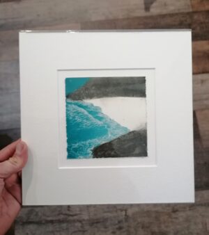 25cm x 25cm Mounted Etching - Cove